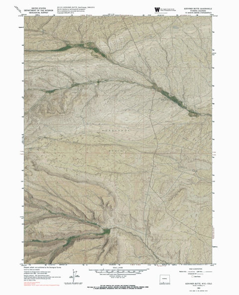 WY-CO-SCRIVNER BUTTE: GeoChange 1968-2012 Preview 1