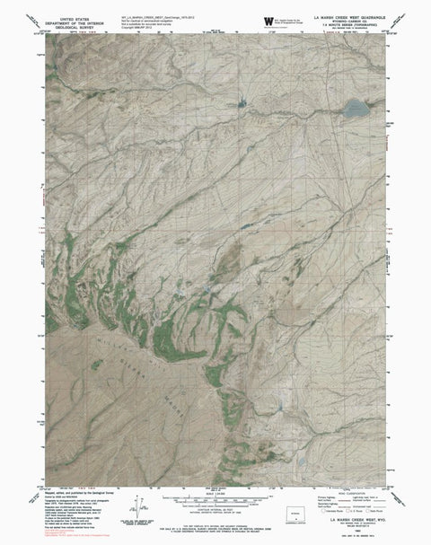 WY-LA MARSH CREEK WEST: GeoChange 1975-2012 Preview 1