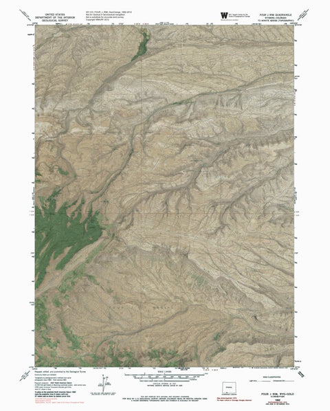 WY-CO-FOUR J RIM: GeoChange 1968-2012 Preview 1