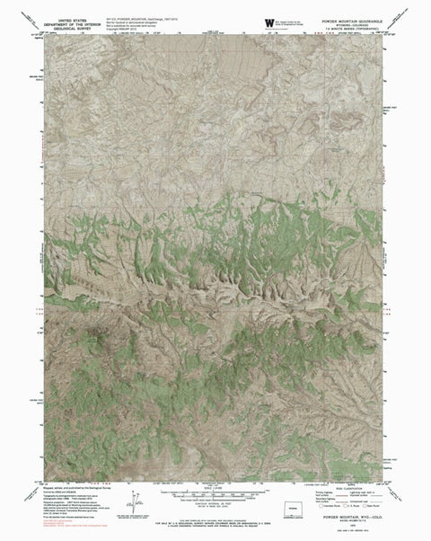 WY-CO-POWDER MOUNTAIN: GeoChange 1957-2012 Preview 1