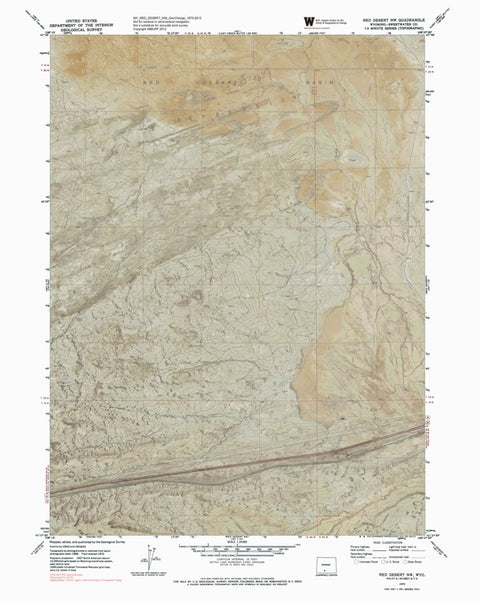 WY-RED DESERT NW: GeoChange 1975-2012 Preview 1