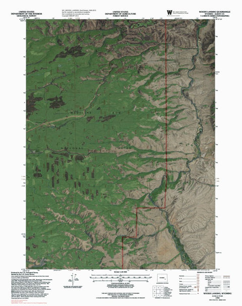 WY-WOODS LANDING: GeoChange 1958-2012 Preview 1