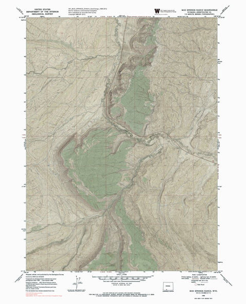 WY-MUD SPRINGS RANCH: GeoChange 1968-2012 Preview 1