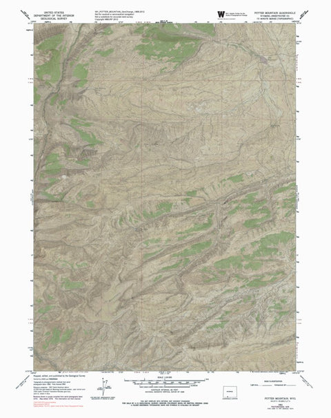 WY-POTTER MOUNTAIN: GeoChange 1968-2012 Preview 1