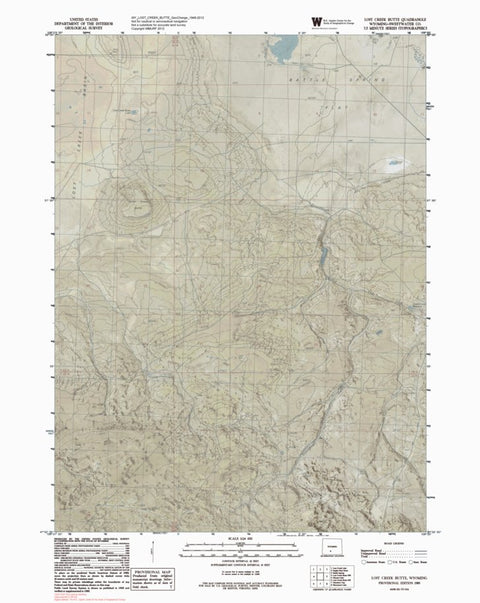 WY-LOST CREEK BUTTE: GeoChange 1949-2012 Preview 1