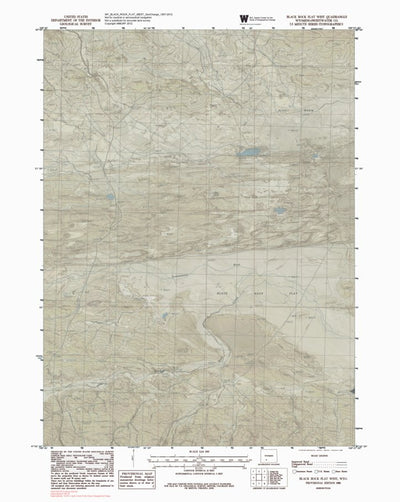 WY-BLACK ROCK FLAT WEST: GeoChange 1957-2012 Preview 1
