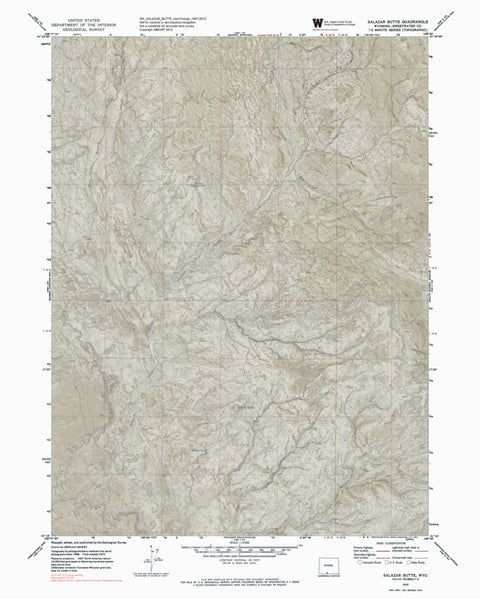 WY-SALAZAR BUTTE: GeoChange 1957-2012 Preview 1