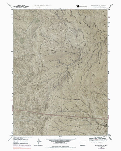 WY-BITTER CREEK NE: GeoChange 1965-2012 Preview 1