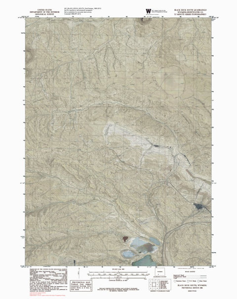 WY-BLACK ROCK SOUTH: GeoChange 1965-2012 Preview 1
