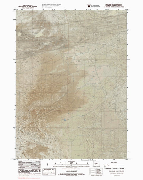 WY-RED LAKE NE: GeoChange 1975-2012 Preview 1