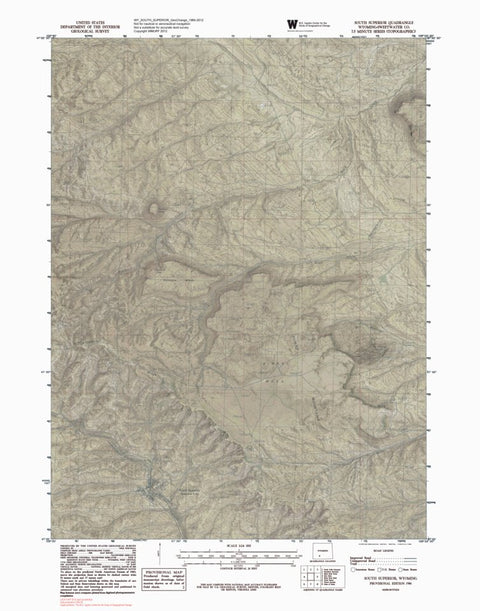 WY-SOUTH SUPERIOR: GeoChange 1965-2012 Preview 1