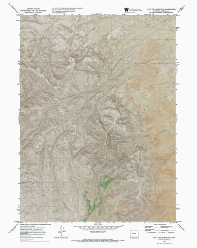 WY-FLAT TOP MOUNTAIN: GeoChange 1968-2012 Preview 1