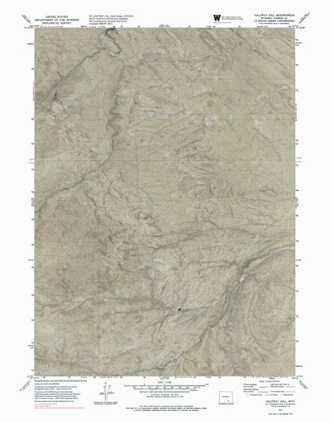 WY-HALFWAY HILL: GeoChange 1970-2012 Preview 1