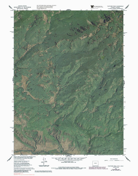 WY-FLETCHER PEAK: GeoChange 1957-2012 Preview 1