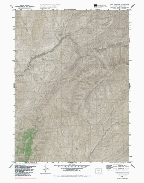WY-DOTY MOUNTAIN: GeoChange 1975-2012 Preview 1