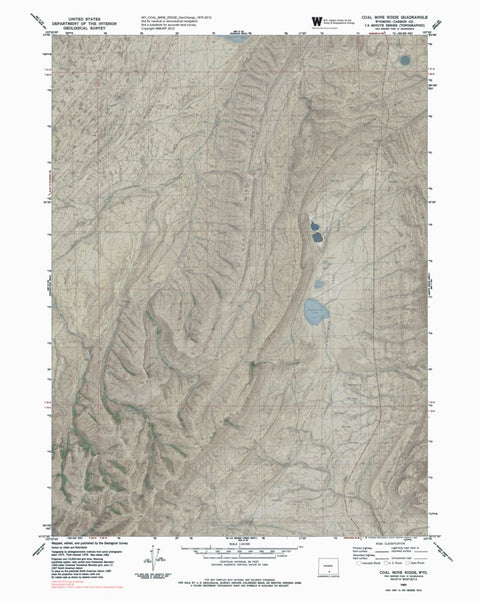 WY-COAL MINE RIDGE: GeoChange 1975-2012 Preview 1