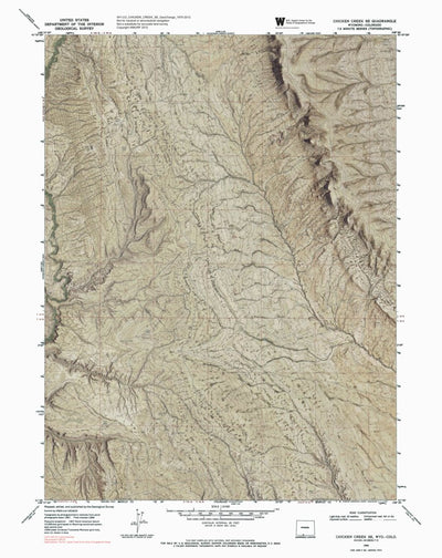 WY-CO-CHICKEN CREEK SE: GeoChange 1975-2012 Preview 1