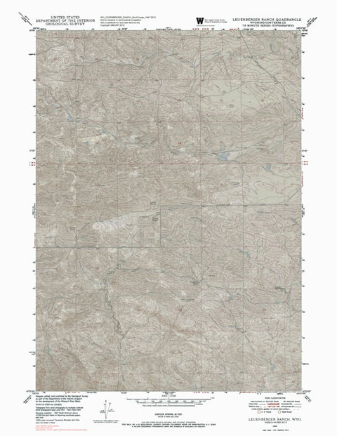 WY-LEUENBERGER RANCH: GeoChange 1947-2012 Preview 1