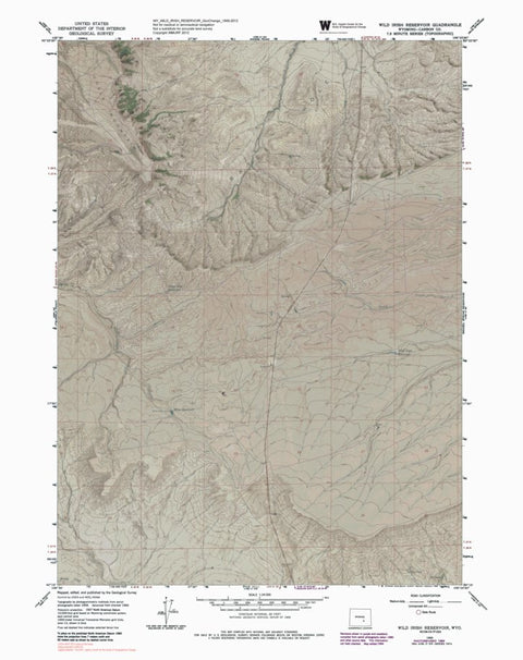 WY-WILD IRISH RESERVOIR: GeoChange 1959-2012 Preview 1