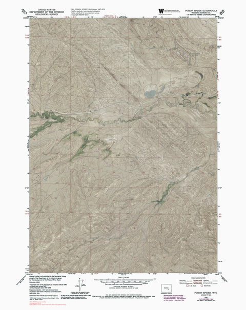 WY-POISON SPIDER: GeoChange 1947-2012 Preview 1