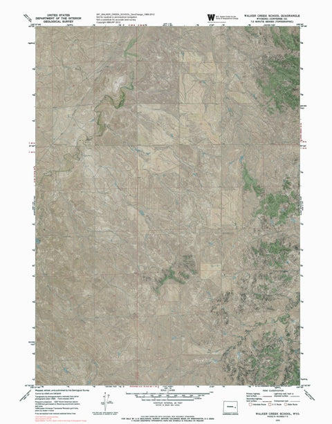 WY-WALKER CREEK SCHOOL: GeoChange 1969-2012 Preview 1