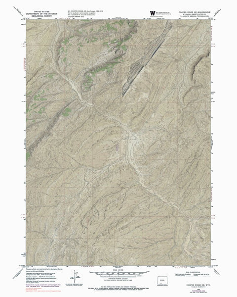 WY-COOPER RIDGE NE: GeoChange 1968-2012 Preview 1