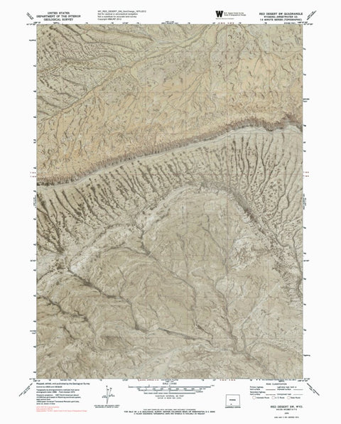 WY-RED DESERT SW: GeoChange 1975-2012 Preview 1