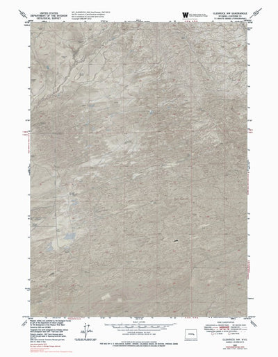 WY-GLENROCK NW: GeoChange 1947-2012 Preview 1