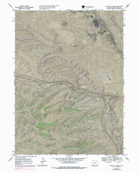 WY-POINT OF ROCKS: GeoChange 1965-2012 Preview 1