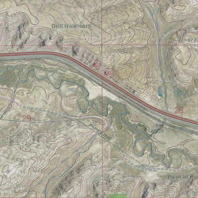 WY-POINT OF ROCKS: GeoChange 1965-2012 Preview 2