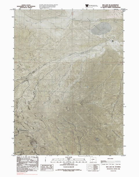 WY-RED LAKE SW: GeoChange 1975-2012 Preview 1