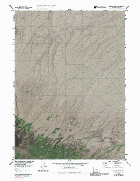 WY-SPANISH MINE: GeoChange 1949-2012 Preview 1