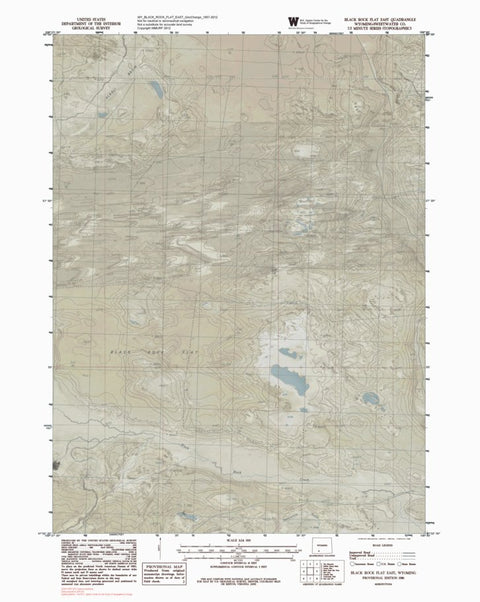 WY-BLACK ROCK FLAT EAST: GeoChange 1957-2012 Preview 1