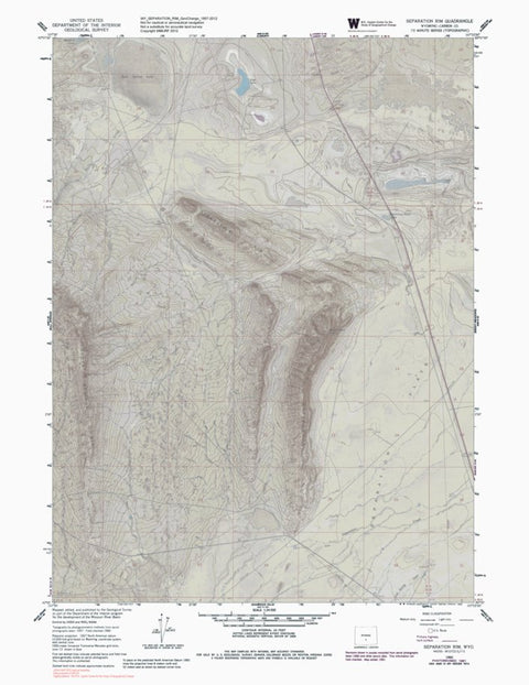WY-SEPARATION RIM: GeoChange 1957-2012 Preview 1