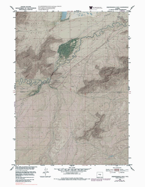 WY-INDEPENDENCE ROCK: GeoChange 1946-2012 Preview 1
