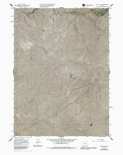 WY-CHALK HILLS: GeoChange 1959-2012 Preview 1