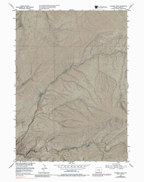 WY-FOURMILE RIDGE: GeoChange 1947-2012 Preview 1