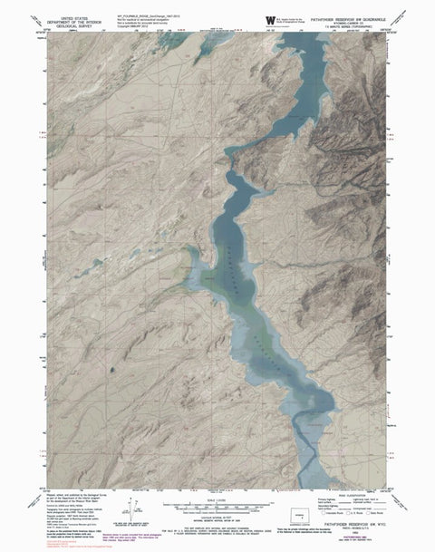 WY-PATHFINDER RESERVOIR SW: GeoChange 1949-2012 Preview 1