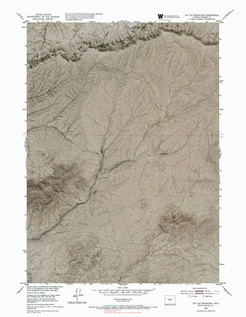 WY-TIN CUP MOUNTAIN: GeoChange 1949-2012 Preview 1