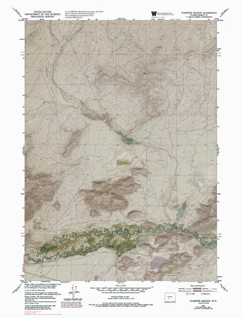 WY-STAMPEDE MEADOW: GeoChange 1947-2012 Preview 1