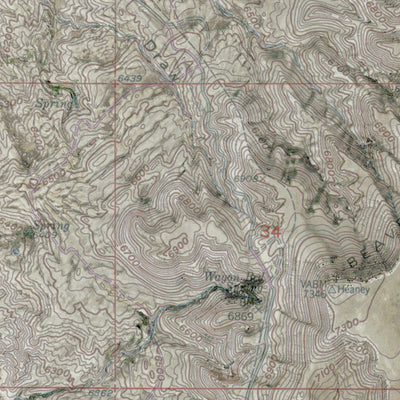 WY-DISHPAN BUTTE: GeoChange 1949-2012 Preview 3