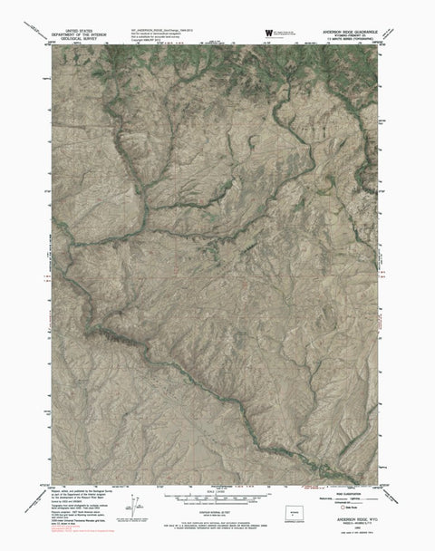 WY-ANDERSON RIDGE: GeoChange 1949-2012 Preview 1