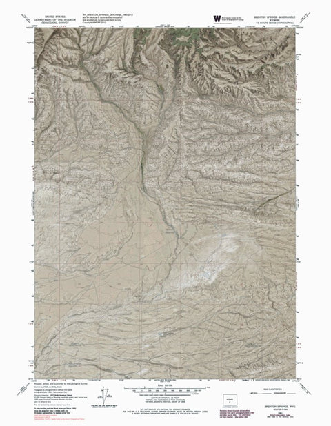 WY-BRENTON SPRINGS: GeoChange 1960-2012 Preview 1