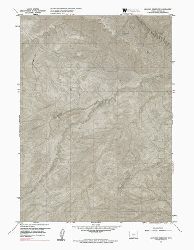 WY-GAYLORD RESERVOIR: GeoChange 1954-2012 Preview 1