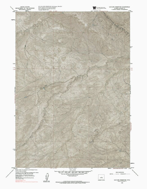 WY-GAYLORD RESERVOIR: GeoChange 1954-2012 Preview 1