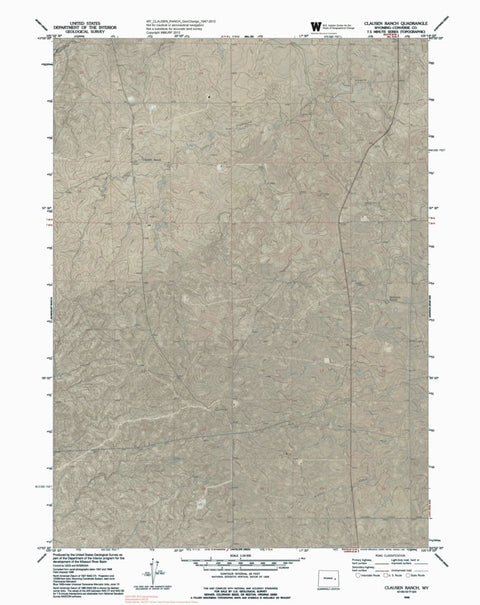 WY-CLAUSEN RANCH: GeoChange 1947-2012 Preview 1