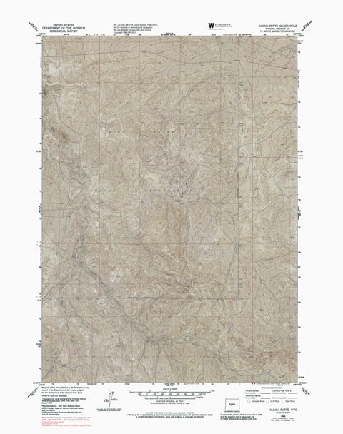 WY-ALKALI BUTTE: GeoChange 1949-2012 Preview 1
