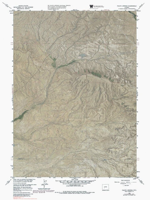 WY-PACIFIC SPRINGS: GeoChange 1956-2012 Preview 1