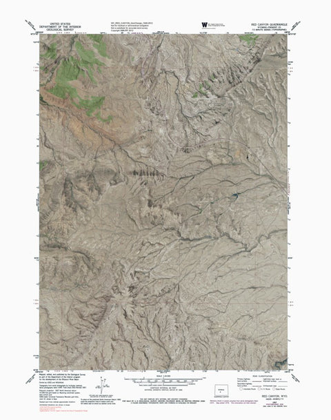 WY-RED CANYON: GeoChange 1949-2012 Preview 1
