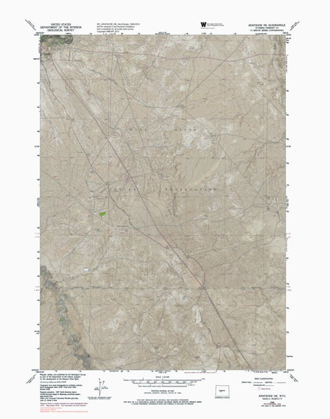 WY-ARAPAHOE NE: GeoChange 1949-2012 Preview 1